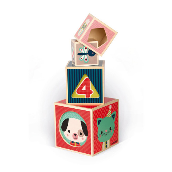 Piramide 6 cubi Baby Forest Janod