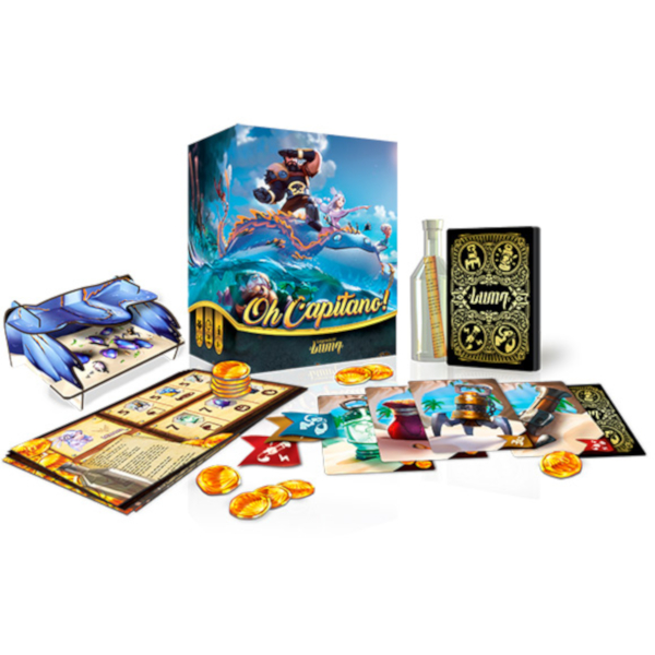 Gioco Da Tavolo Asmodee 'Oh Capitano!' | Avventura E Bluff Su Un'isola Misteriosa | Durata 20 Min | Da 3 Anni