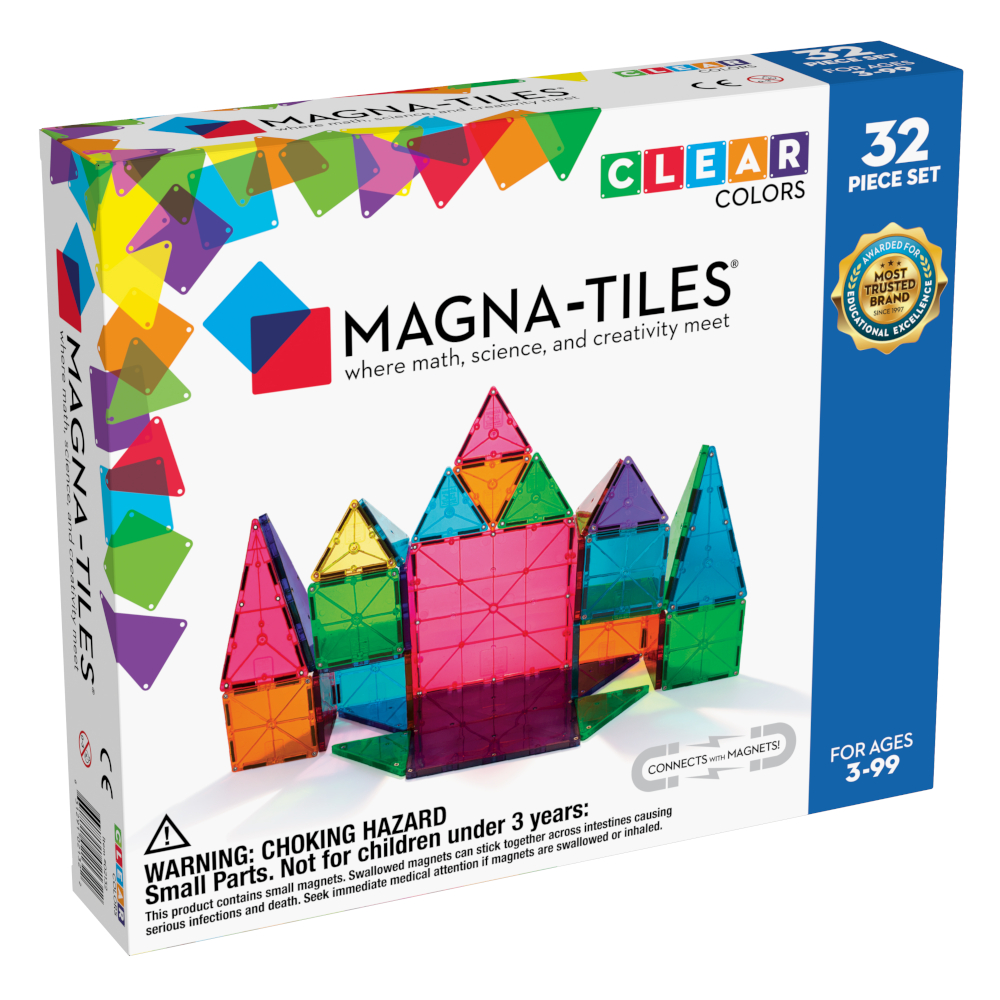 Set Classico Costruzioni da 32 pezzi Magna-Tiles